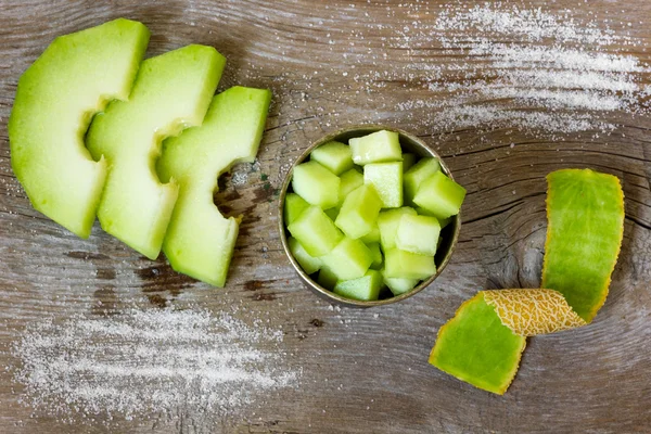 Cantaloupe-melon – stockfoto