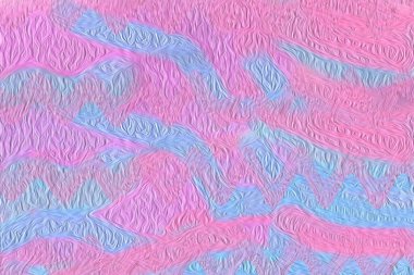 Minimalizm tarzında pembe-mavi arkaplan sallıyor. Modern vektör illüstrasyonu - stok illüstrasyonu