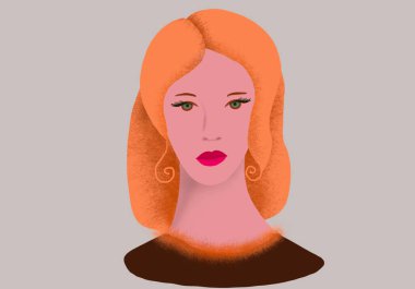 Başak burcu işareti - stok illüstrasyonu