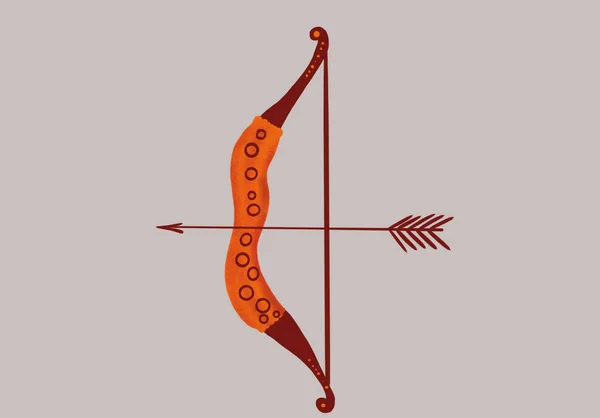 Знак Зодиака Стрельца Иллюстрация Складе — стоковое фото