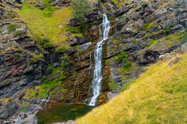 Неграський Водоспад Ізаській Протоці Gr11 Арагонських Піренеях — стокове фото