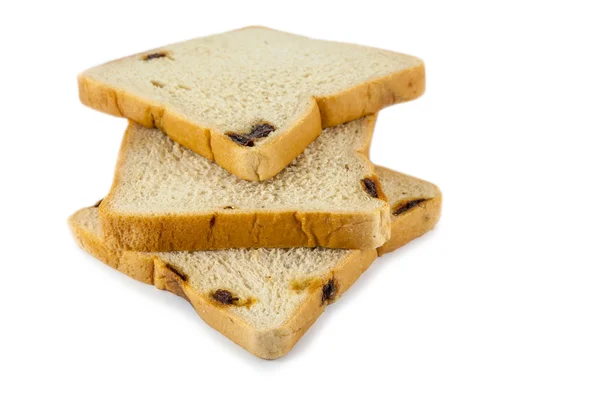 Άσπρο ψωμί με σταφίδα — Φωτογραφία Αρχείου
