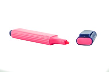 pembe vurgulayıcı. 