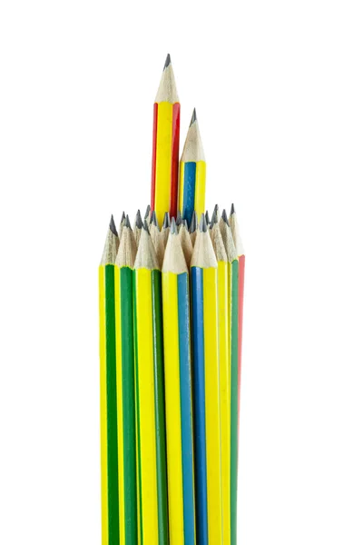 Many colored pencils — Φωτογραφία Αρχείου