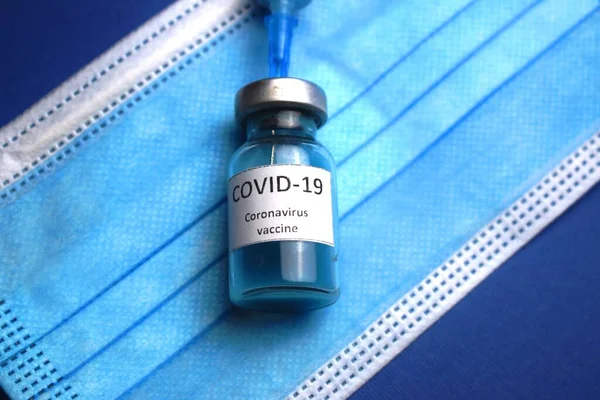 Coronavirus Covid Vaccin Vorm Van Injecties — Stockfoto