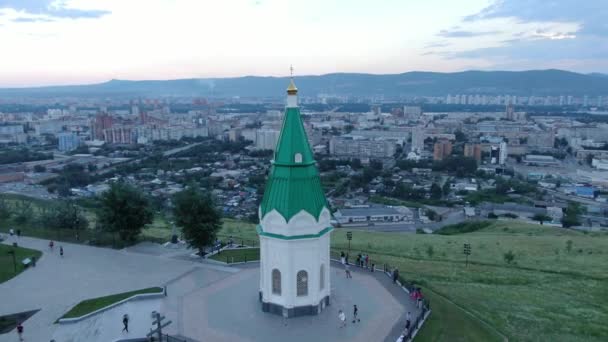 Paraskeva Pyatnisa Capilla Krasnoyarsk — Vídeo de stock