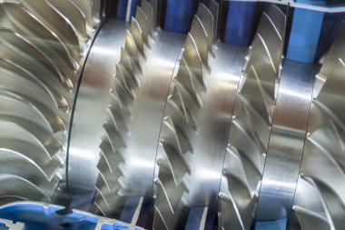 Türbin motoru profil. Havacılık teknolojileri.