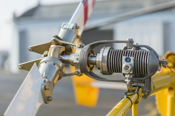Militar helicóptero rotor lâmina detalhe close up — Fotografia de Stock