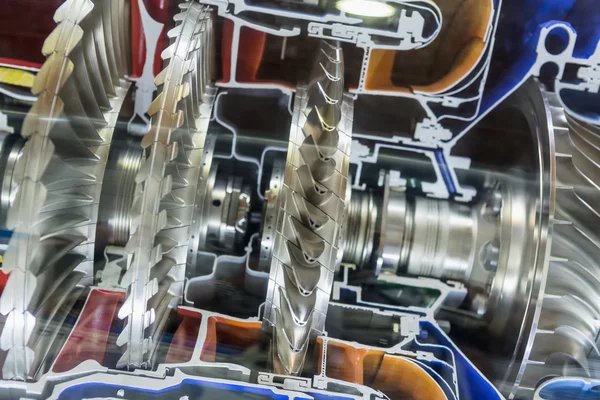 Profil du moteur à turbine. Technologies aéronautiques . — Photo