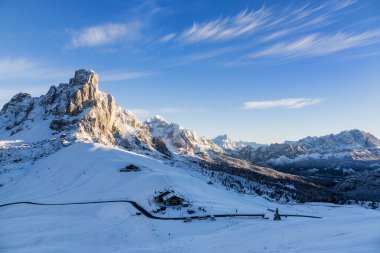 Passo Ghiau ve Cima ra Gusela, Dolomites - İtalya