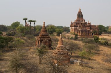 Bagan Pagan, Mandalay, Myanmar, Burma tapınakları
