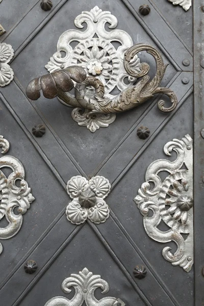 Old metal Church door — Stock Photo, Image