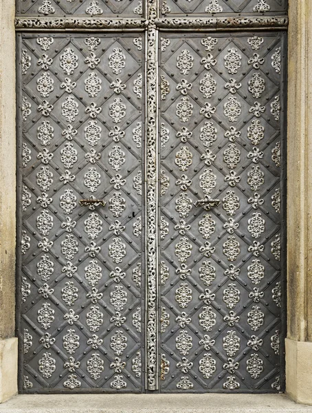 Old metal Church door — Stock Photo, Image