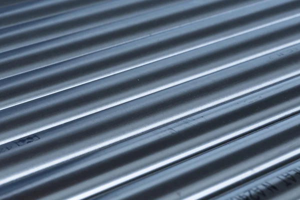 Stainless steel pipes — Stock Photo, Image