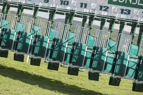 Start gates for horse races — Stock Photo, Image