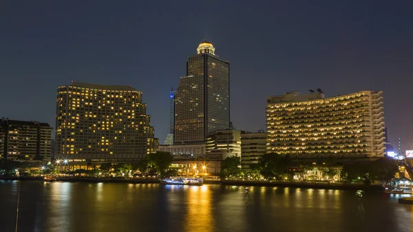 Člun na řece Chao Phraya, Bangkok — Stock fotografie