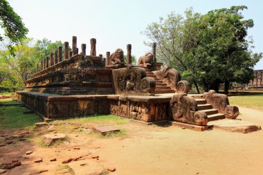 Polonnaruwa, mimari heykeller, yobaz, Sri Lanka