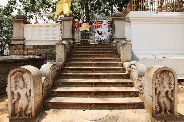 Polonnaruwa, sculture di architettura, rovine antiche, in Sri Lanka — Foto Stock