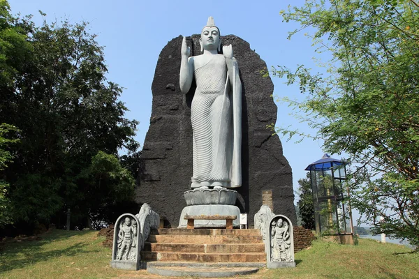 Tallest Statue of Buddha with golden statues — Stock Photo, Image