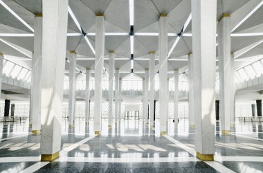 National Mosque - Mescidi Negara Camii Kuala Lumpur, Malezya