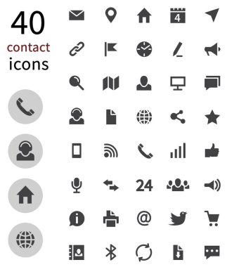 Web geliştiricisi ve UI UX tasarımcısı için 40 Kişi simgesi belirlendi