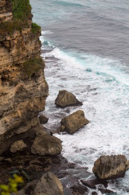 Bali adasının kıyısındaki manzara.