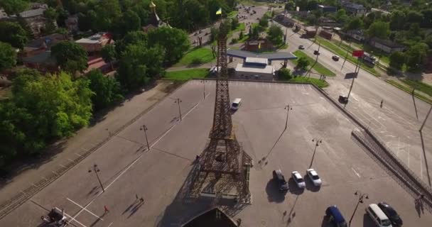 Харьков, Эйфелева башня — стоковое видео