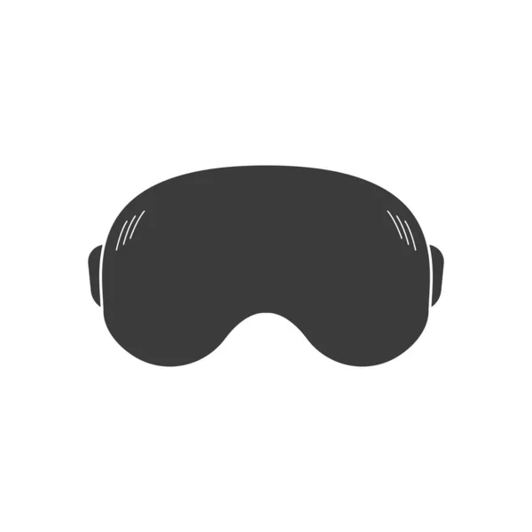 Auriculares Realidad Virtual Vasos Icono Plano Dispositivo Gafas Para Juego — Vector de stock