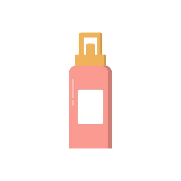 Skum Pump flaska för kosmetisk produkt ikonen i tecknad stil. Plastbehållare för hudvård Skönhet Produkt piktogram. Skönhetspaket för Lotion, Gel, Cream. Isolerad vektorillustration — Stock vektor