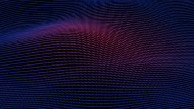 Kırmızı enerji yüzeyi parlayan dinamik soyut mavi dalga desenli arka plan. Soyut neon açık mavi arkaplan. Fütürist dinamik hareketli enerjik akış. Kusursuz döngü 4K.