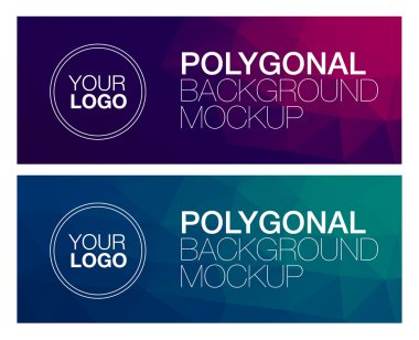 Yatay poligonal afiş