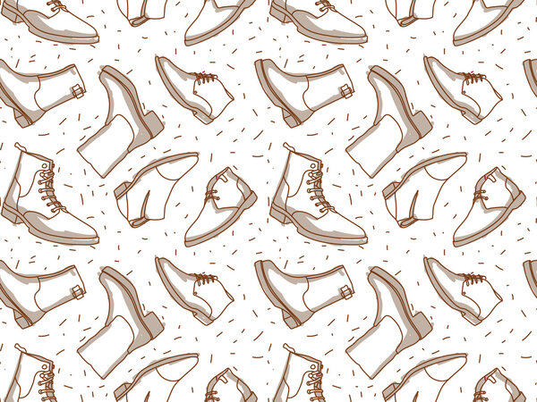 Монохромные сапоги без швов
