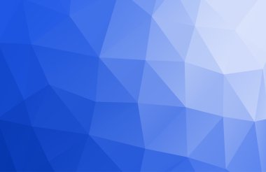 Poligonal tebrik kartı mockup