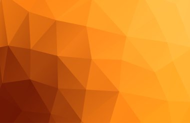 Poligonal tebrik kartı mockup