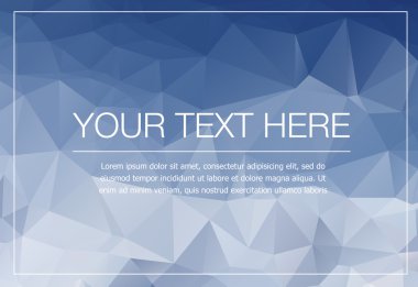 Poligonal tebrik kartı mockup