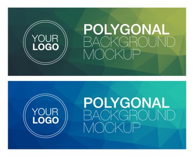 Yatay poligonal afiş