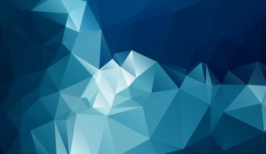 Soğuk poligonal arka plan