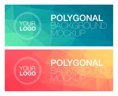 Yatay poligonal afiş