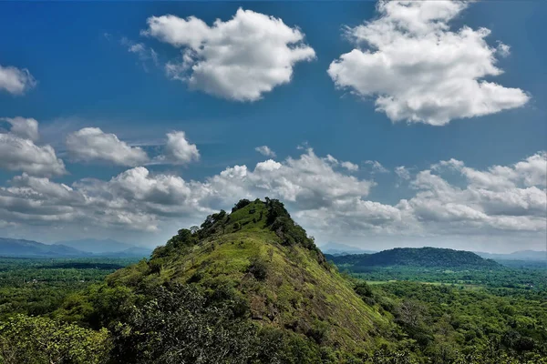 Sri Lanka Desde Cima Del Monte Sigiriya Primer Plano Hay — Foto de Stock