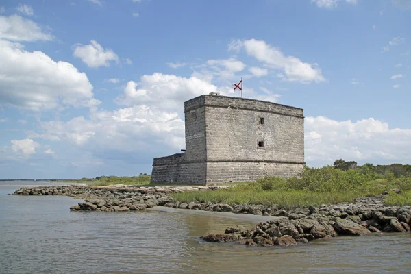 Форт-историческая испанская крепость Сент-Огастин — стоковое фото