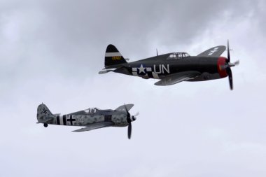 2016 uçaklar, şöhret Air Show uçan uçak WWII savaşçıları