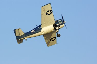 Uçak vintage Hellcat İkinci Dünya Savaşı F-4 savaş uçağı