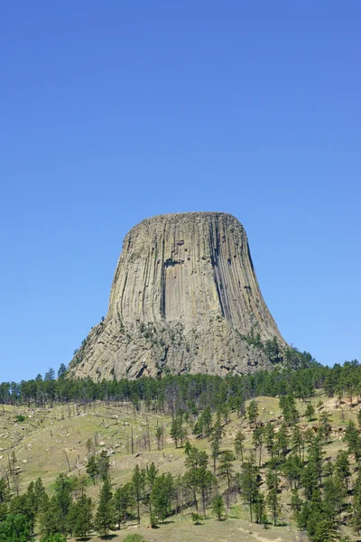 Paisaje Naturaleza Devils Tower Wyoming — Foto de Stock