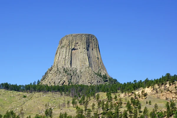 A táj jellegét Wyoming ördögök torony — Stock Fotó