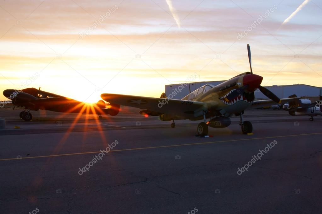 Air Show performances and sunrise at 2015 Los Angeles Air Show including WWII Airplanes and Military Jet Aircraft along with the Budweiser Clydesdale Horses and dalmatian mascot