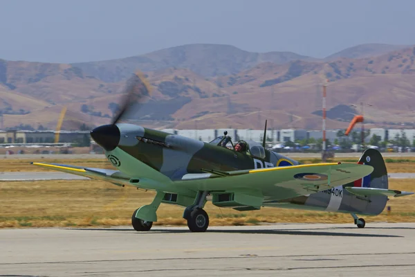 WWII Spitfire Airplane at 2015 Planes of Fame Air Show — Stock Photo, Image