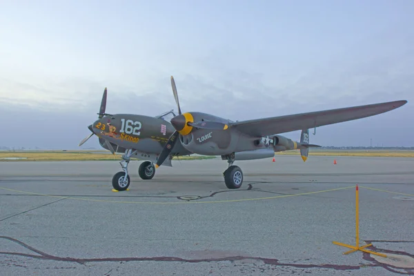 Avion de la Seconde Guerre mondiale au Salon aérien des avions de renommée 2015 en Californie — Photo