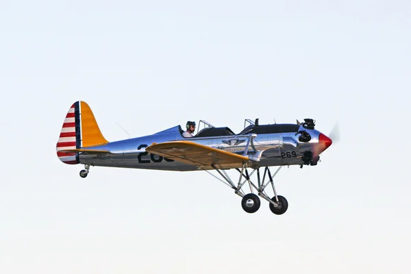 Airplane from WWII flying 2015 Planes of Fame Air Show in Southern California — Stock Photo, Image