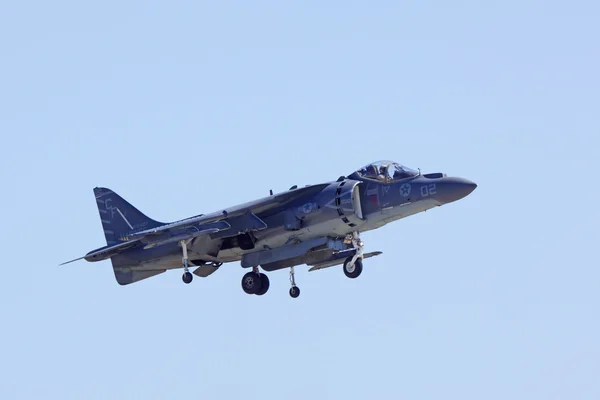 Jet Airplane AV-8 Harrier jet at 2015 Miramar Air Show in San Diego, California — Zdjęcie stockowe