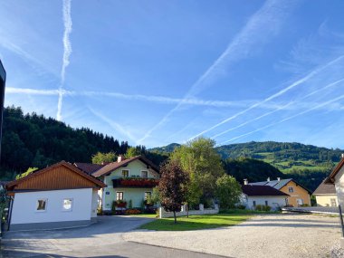 Picturesque Village in the Heart of Scenic European Mountains.